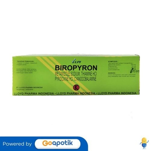 Biropyron Box Isi 100 Kaplet