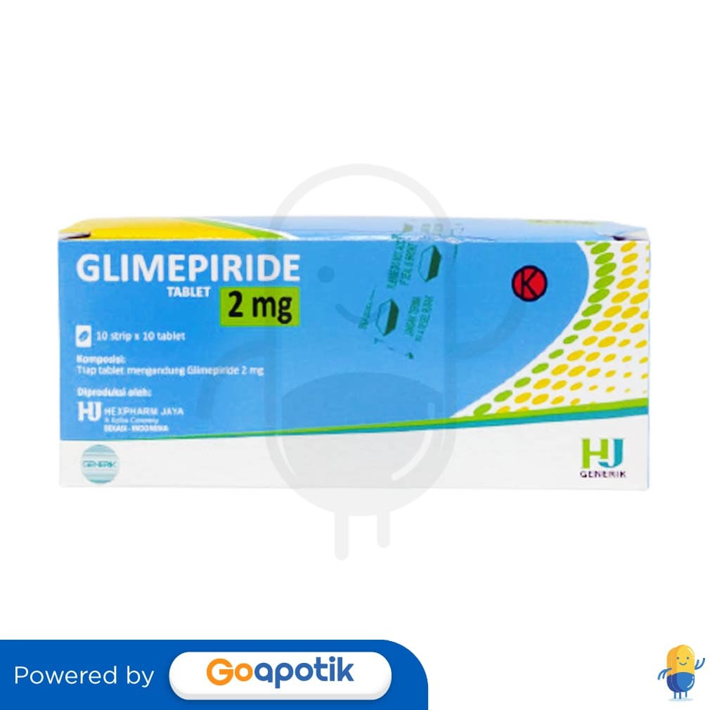 Glimepiride Hexpharm 2 Mg Box 100 Tablet