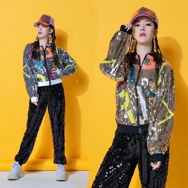 Women's new sequin jacket jacket jacket