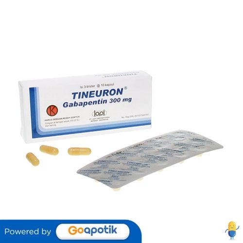 Tineuron 300 Mg Box 30 Kapsul