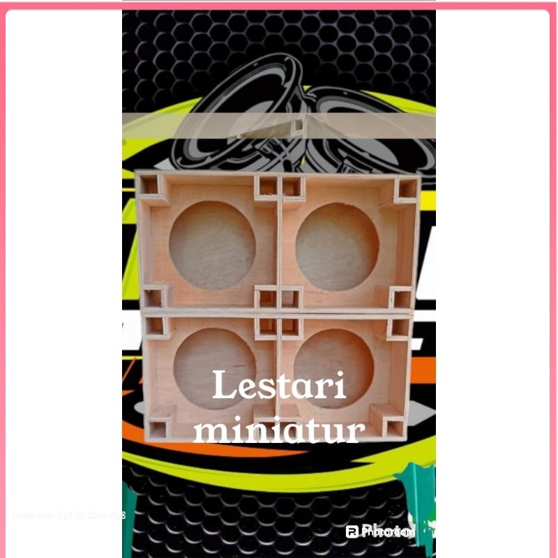 BOX speaker planar 6 inch dobel