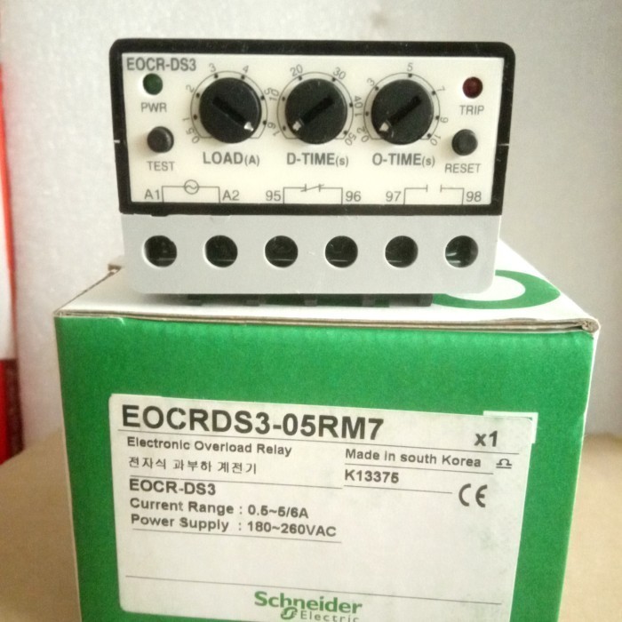 EOCR-DS3 05RM7 Electronic Overload Relay Schneider EOCR-DS3 05RM7