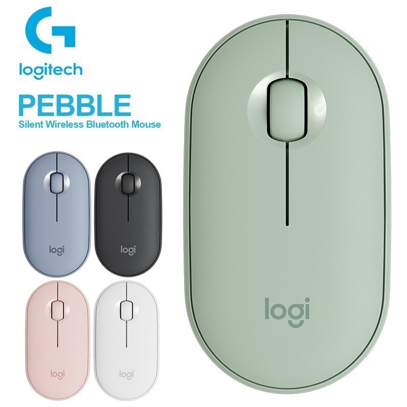 Mouse Wireless Bluetooth Logitech Pebble M350 GROSIR-KOMPUTER