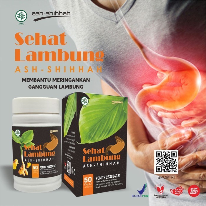 Kapsul sehat lambung|mag|gerd pom tr