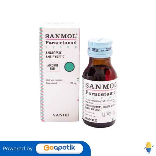 Sanmol Syrup Isi 60 Ml Botol