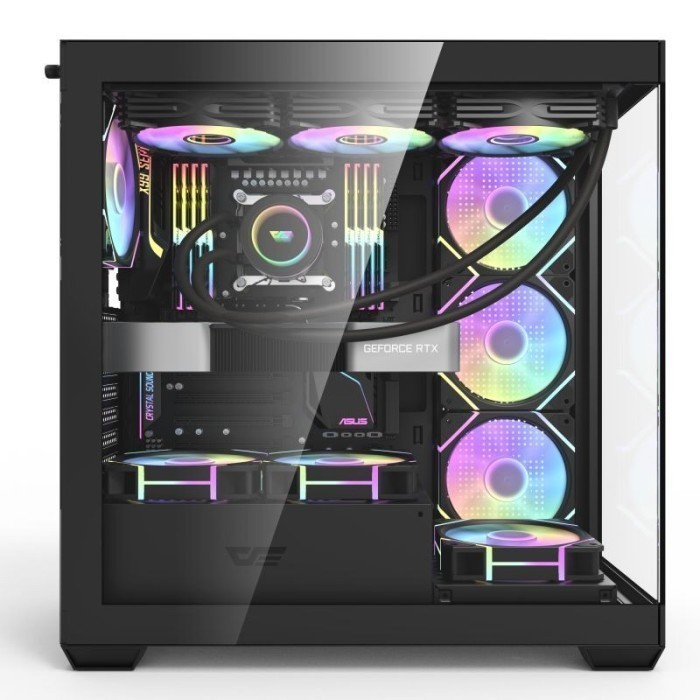 Case PC darkFlash DS900 Aquarium ATX Casing Komputer
