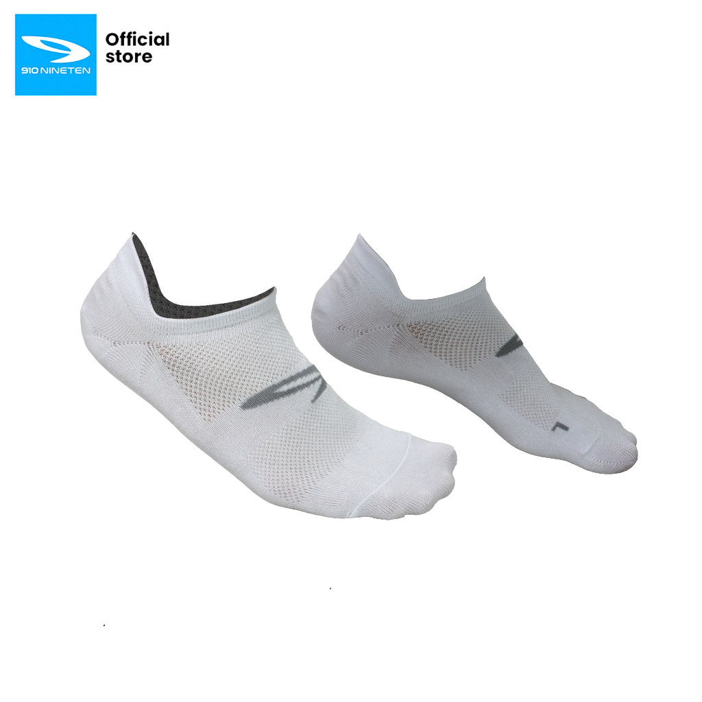 910 Nineten Razor No Show Socks- Putih