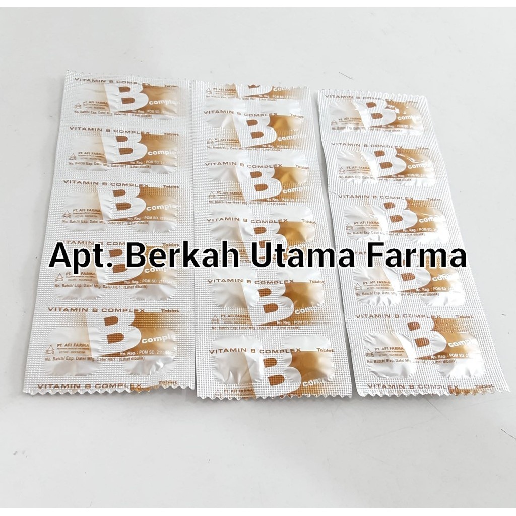 Vitamin B Complex Strip Isi 10 Tablet