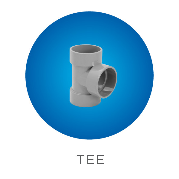 Fitting Tee PVC POWER (D)