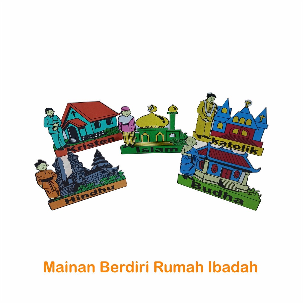 Mainan Berdiri Rumah Ibadah