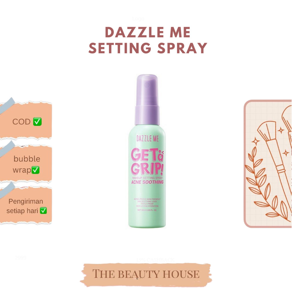 DAZZLE ME GET A GRIP ACNE SETTING SPRAY