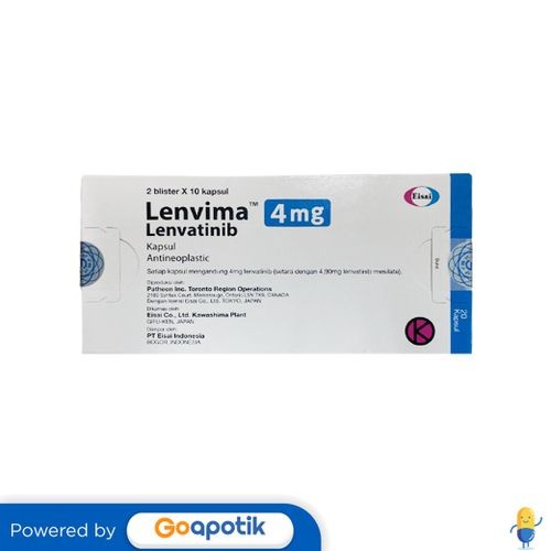 Lenvima 4 Mg Box 20 Kapsul