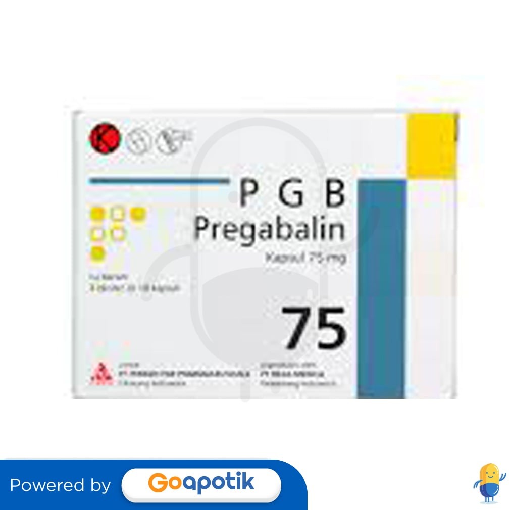 Pgb 75 Mg Box Isi 30 Kapsul