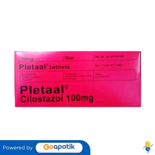 Pletaal 100 Mg Box 30 Tablet