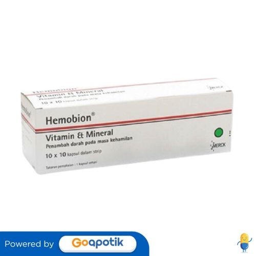 Hemobion Box Isi 100 Kapsul