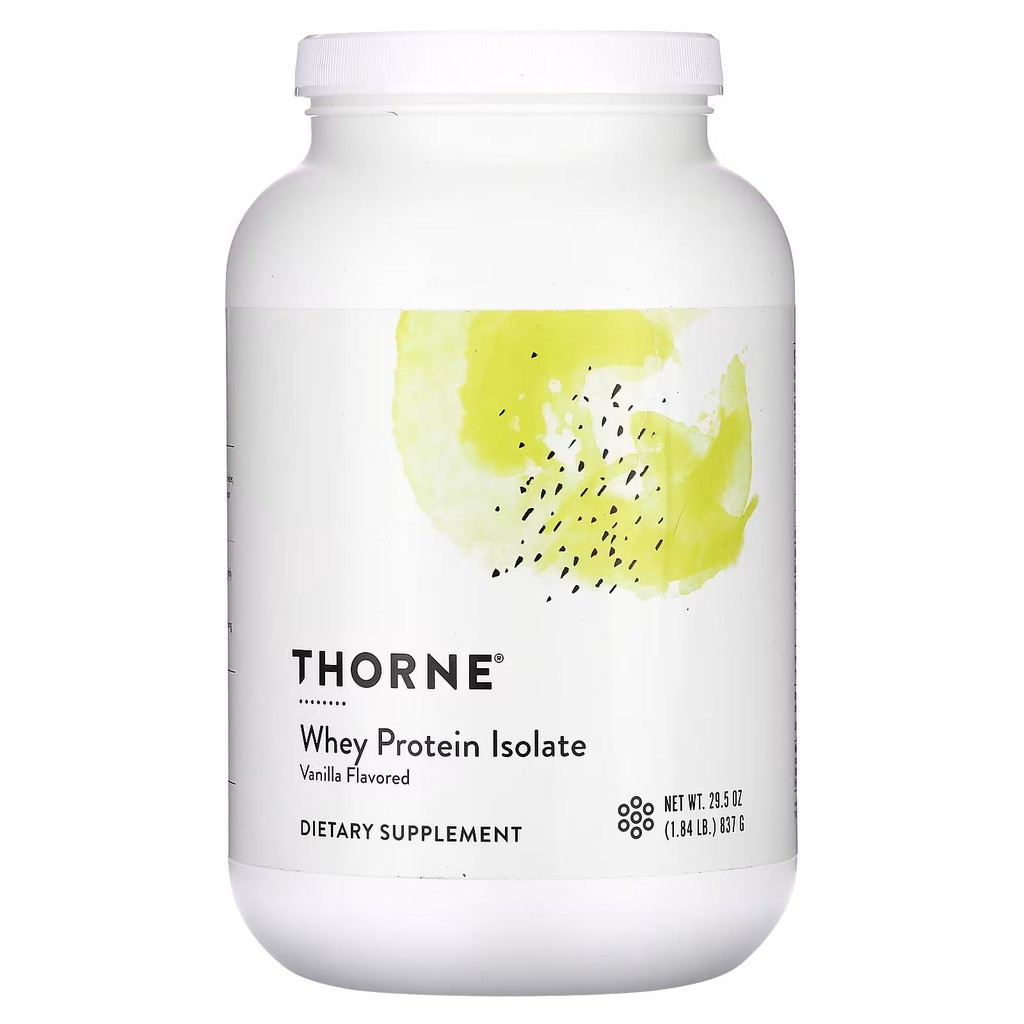 Thorne Whey Protein Isolate Vanilla 837gr