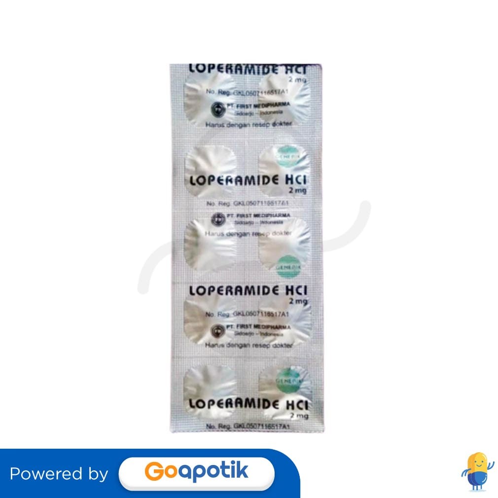 Loperamide Hcl First Medipharma 2 Mg Strip 10 Tablet