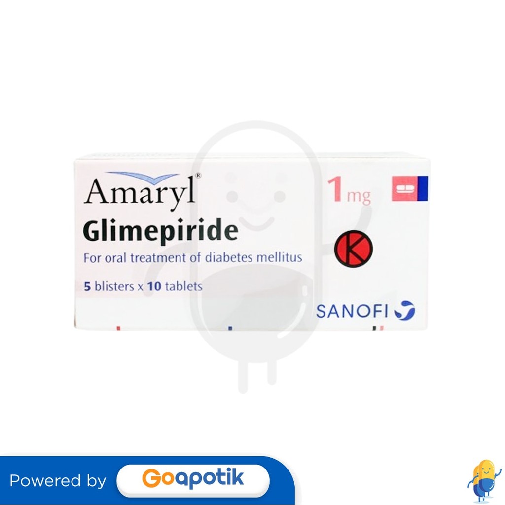 Amaryl 1 Mg Box 50 Tablet