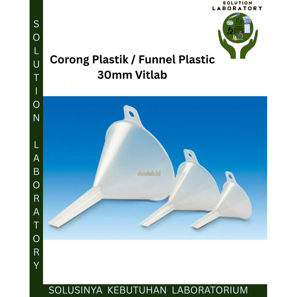 Corong Plastik / Funnel Plastic 30mm Vitlab