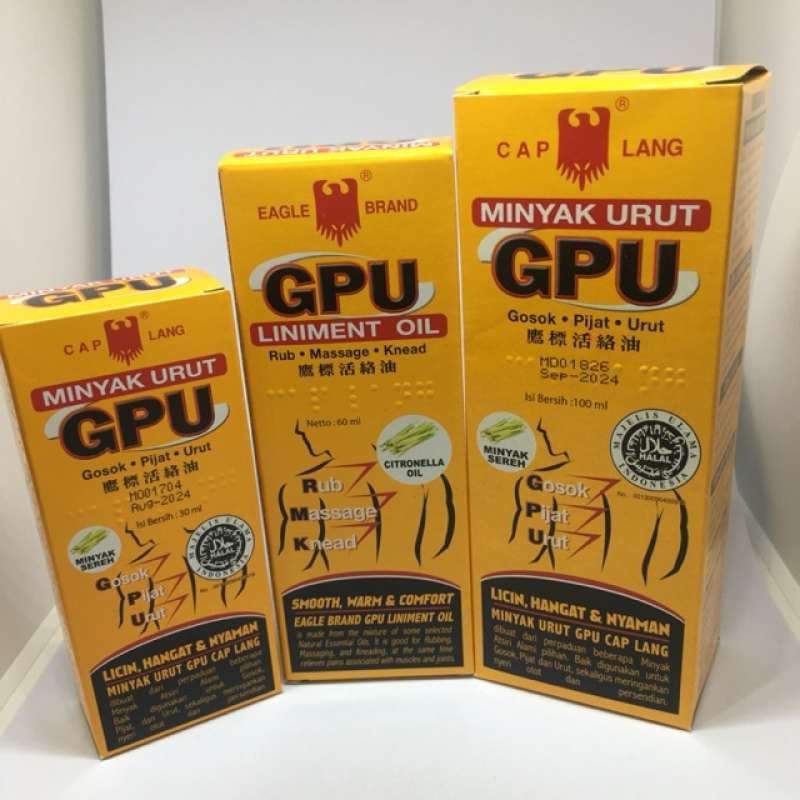 RAPLAS Minyak Urut GPU Cap Lang 100ml