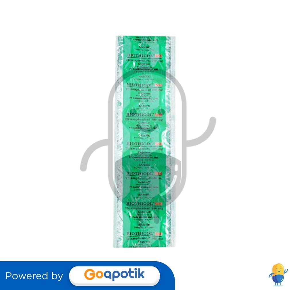 Biothicol 500 Mg Strip 10 Kapsul