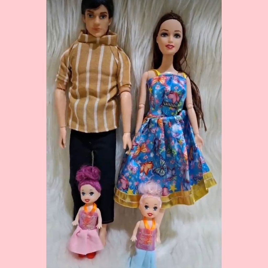 Boneka Sepasang Dan Dua Anak