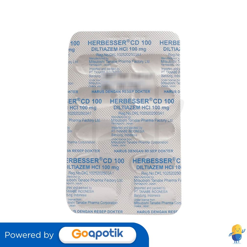 Herbesser Cd 100 Mg Strip 10 Tablet