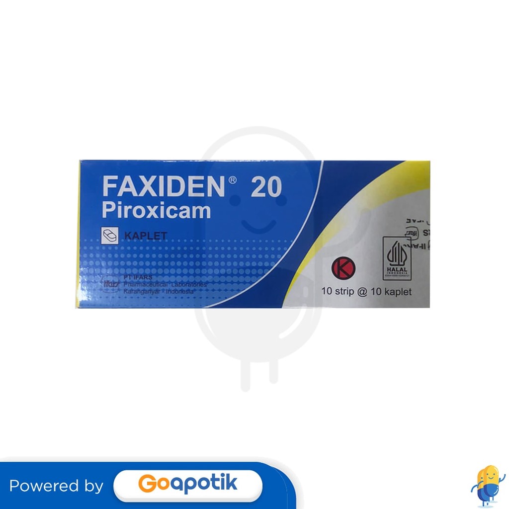 Faxiden 20 Mg Box 100 Kaplet