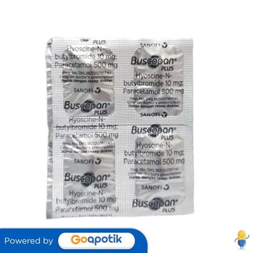 Buscopan Plus Strip 4 Tablet
