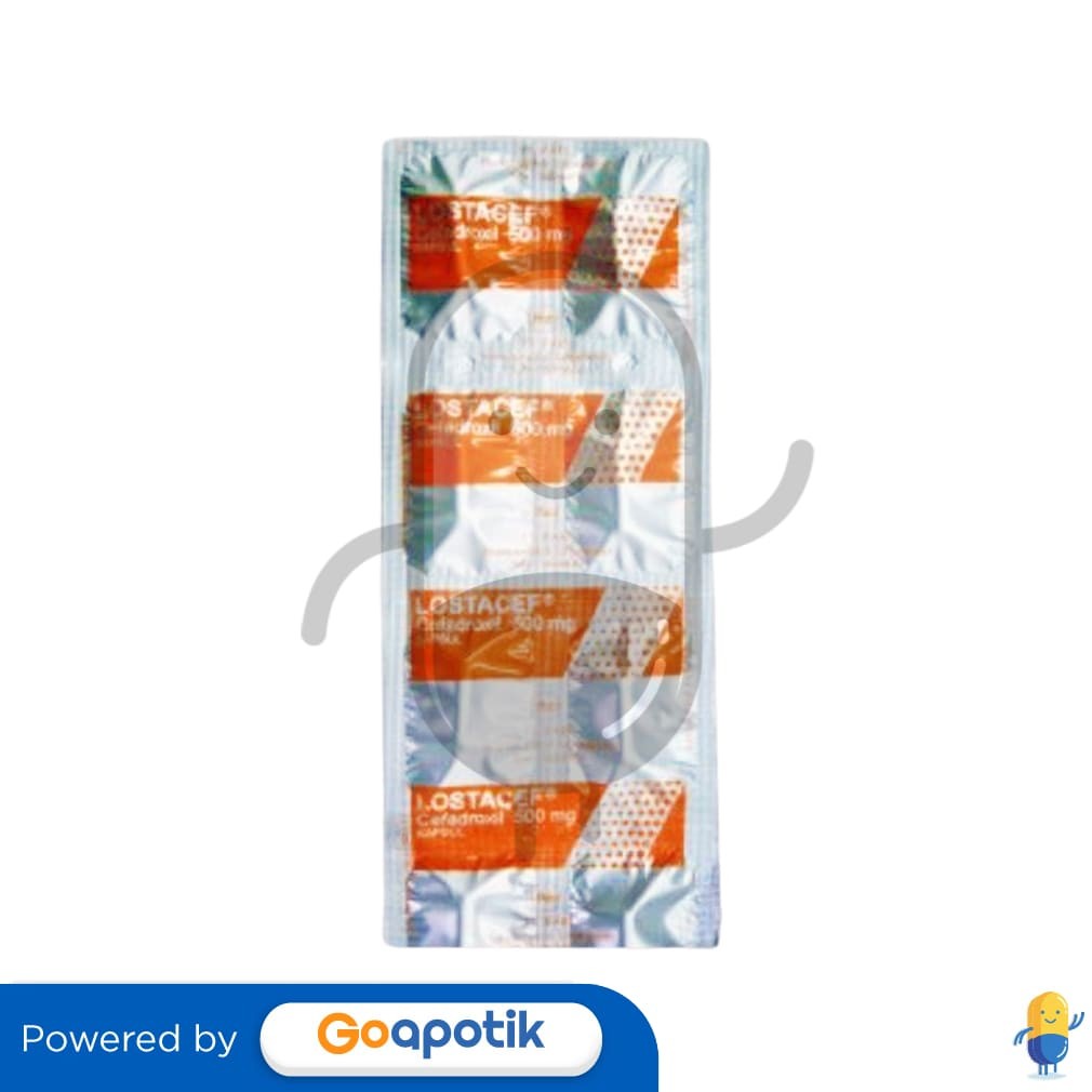 Lostacef 500 Mg Strip 10 Kapsul
