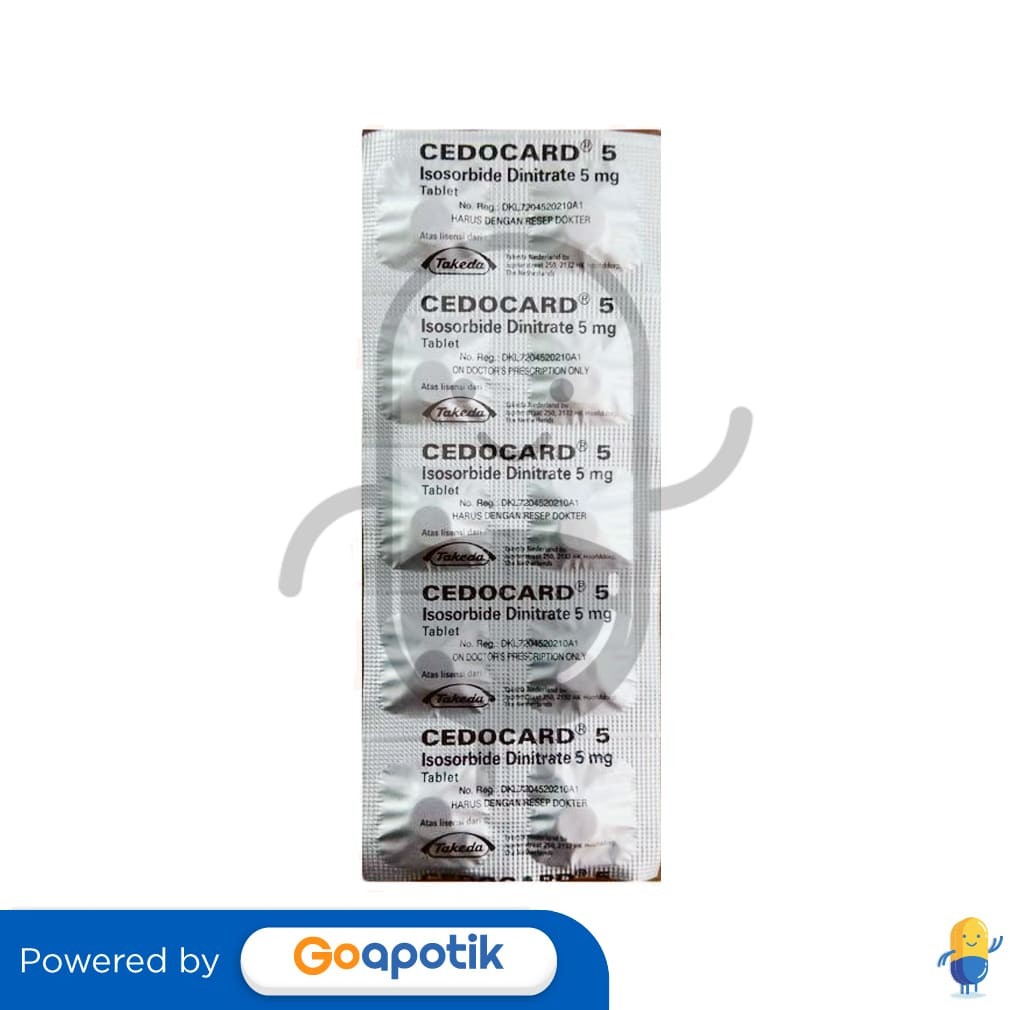 Cedocard 5 Mg Strip 10 Tablet