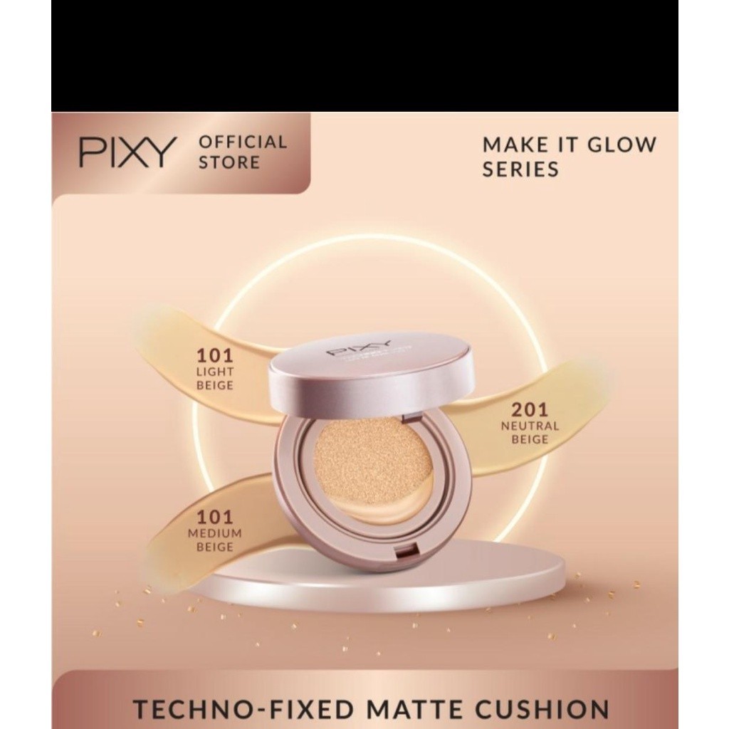 Pixy Make It Glow Techno Fixed Matte Cushion