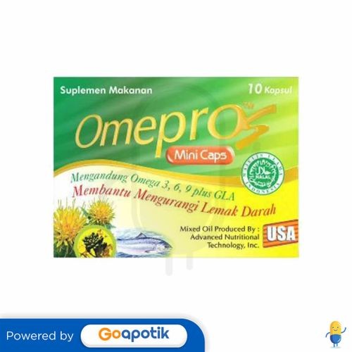 Omepros Mini Caps Box 10 Kapsul