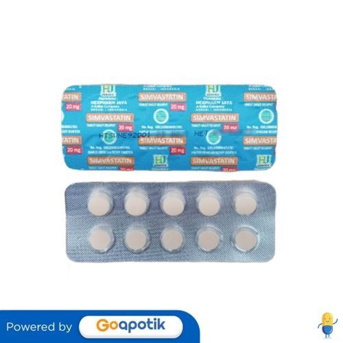 Simvastatin Hexpharm 20 Mg Strip 10 Tablet