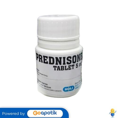 Prednisone Holi 5 Mg Botol 100 Tablet