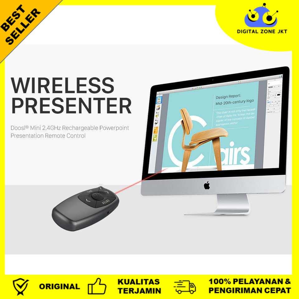 Wireless Laser Pointer Presenter Red 2.4GHz - DSIT011