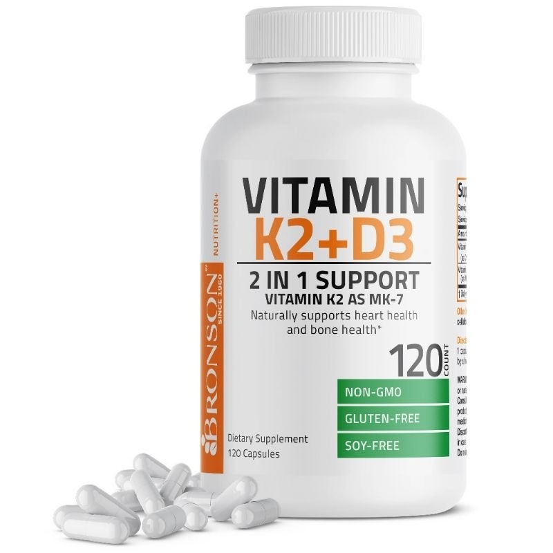 Bronson Vit K2+D3 Original 120 Capsule