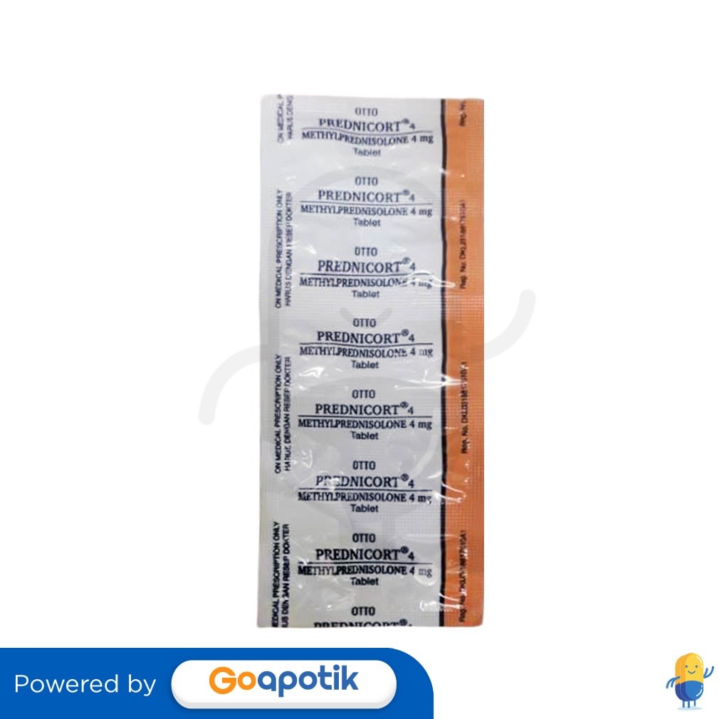Prednicort 4 Mg Strip 10 Tablet
