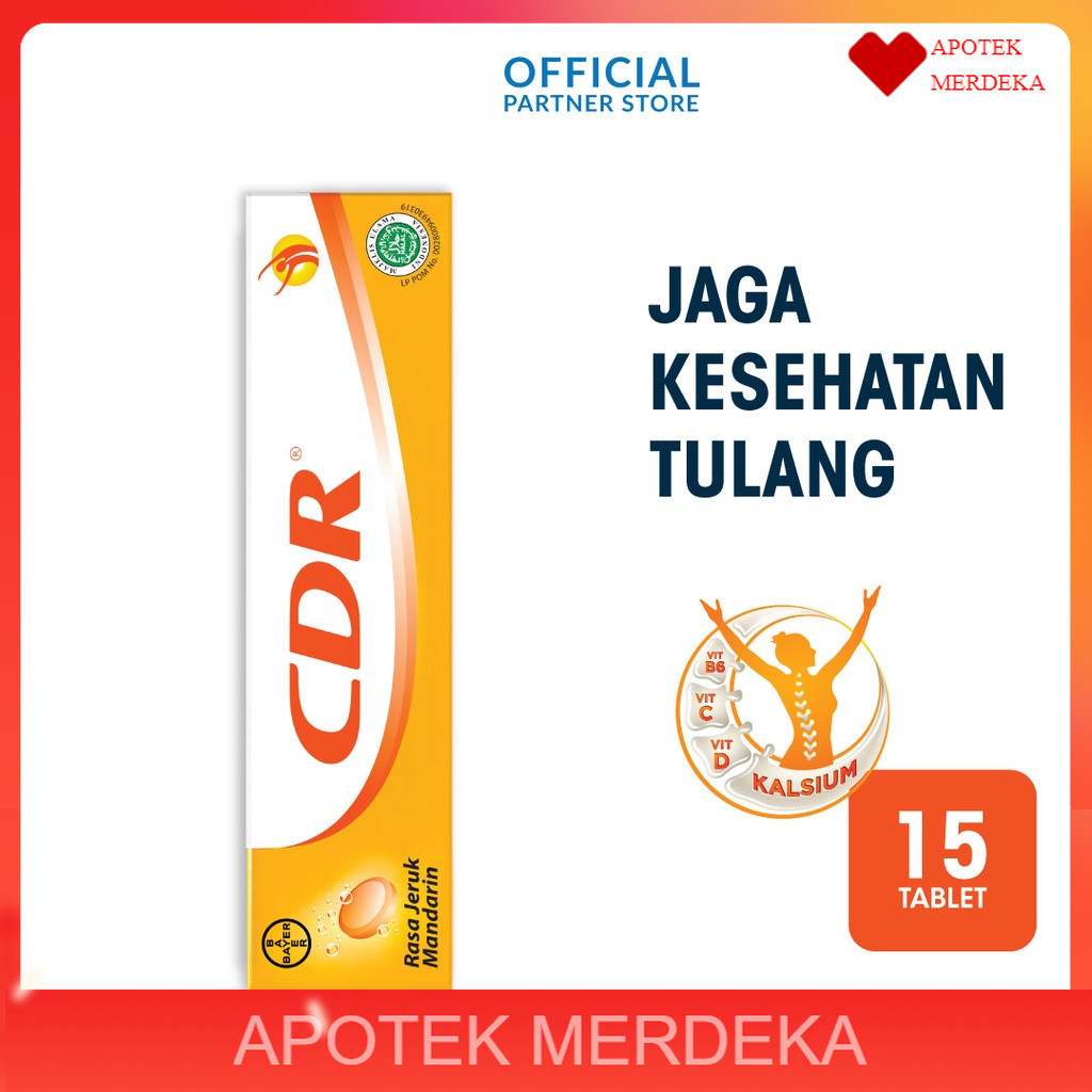 CDR Sweet Orange - 15 Tablets