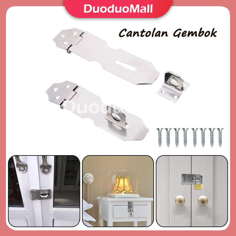 Cantolan Gembok + Skrup/Cantolan Gembok 4inch