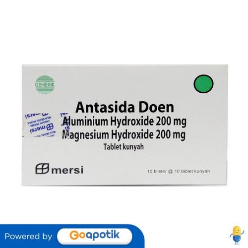 Antasida Doen Mersifarma Box 100 Tablet
