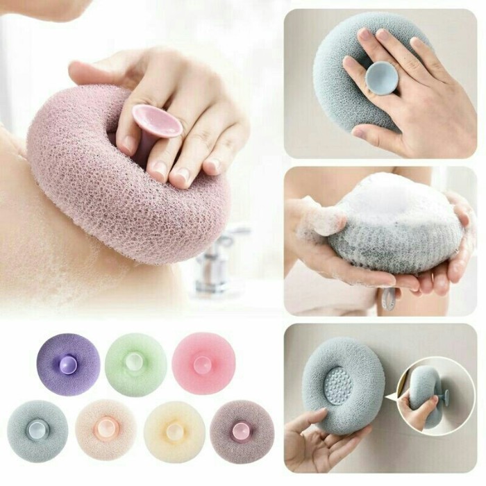 Spon Mandi Scrub Halus Model Bulat