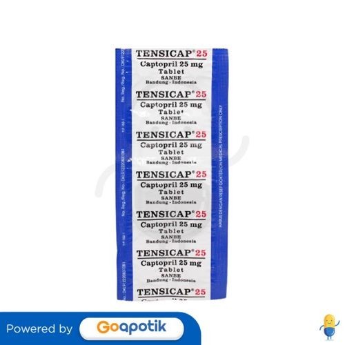 Tensicap 25 Mg Strip 10 Tablet