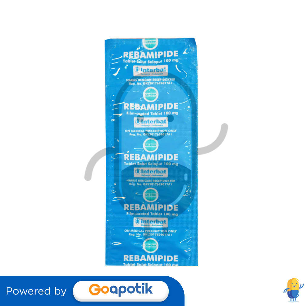 Rebamipide Interbat 100 Mg Strip 10 Tablet