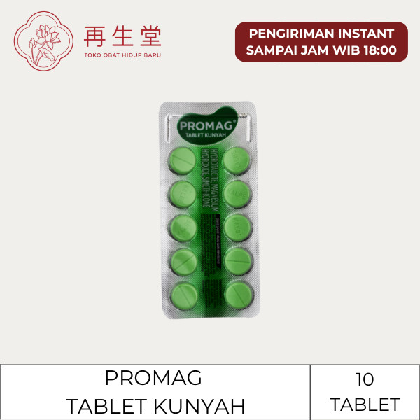 PROMAG TABLET KUNYAH ISI 10 TABLET