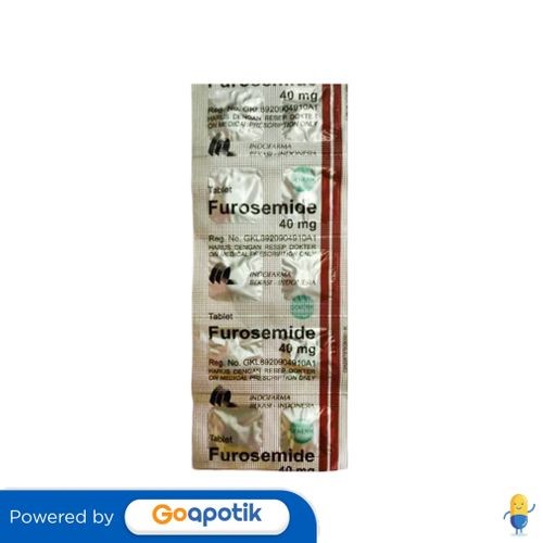 Furosemide Indofarma 40 Mg Strip 10 Tablet