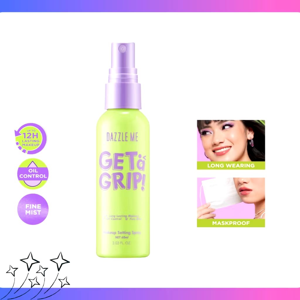 DAZZLE ME GET A GRIP MAKEUP SETTING SPRAY 60ml