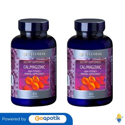 Wellness Cal/Mag/Zinc Botol 60 Tablet