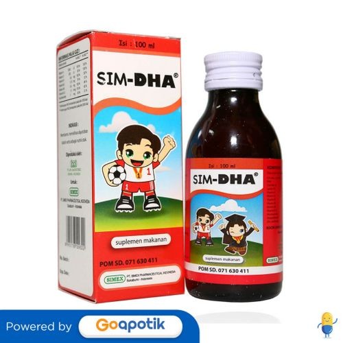Sim Dha Syrup Isi 100 Ml Botol