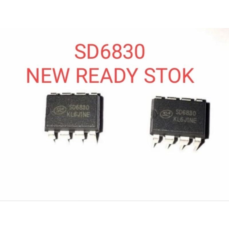 SD6830 IC HIGH VOLTAGE efficient PWM PFM controller dip-8